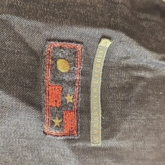 NWT Vintage Girls Black Denim Christian Lacroix Bazar Fall Blazer Jacket - Picture 2 of 7